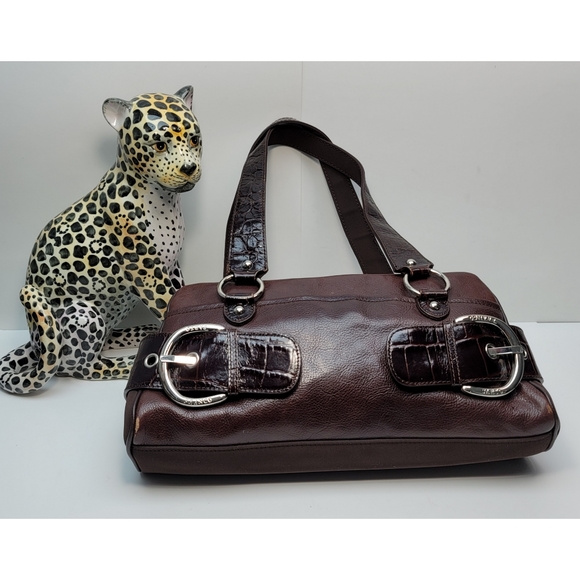 Franco Sarto Handbags - Franco Sarto Brown Leather Handbags EUC